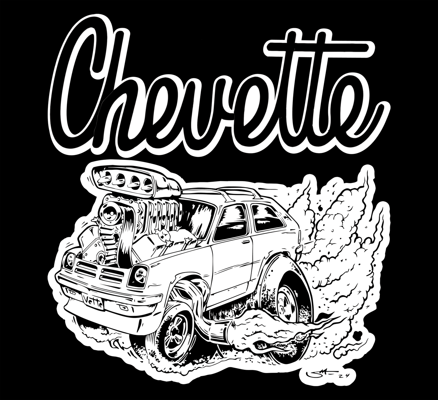 Chevette logo t shirts